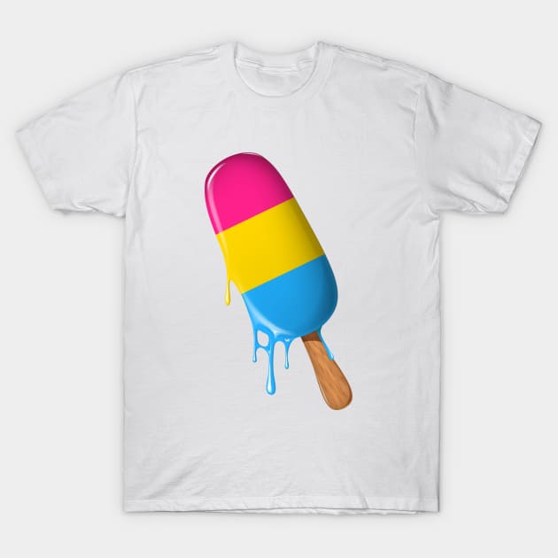 Pansexual Shirt Ice Cream Pansexual Flag LGBTQ Pansexual T-Shirt by Happy Lime